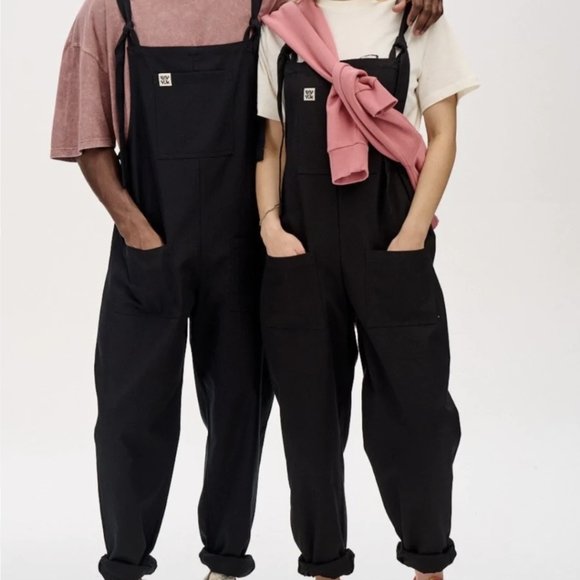 Original Organic Cotton Dungarees in Black - NWT - Picture 1 of 2